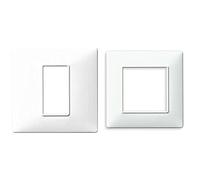 Vimar Placca 1 m, Bianco + Vimar Placca 2 m, Bianco