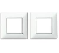 Vimar Placca 2 m, Bianco (Confezione da 2)