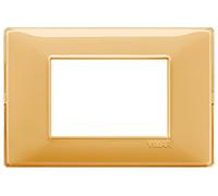 Vimar Placca 3 m, Reflex Ambra