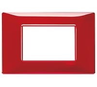 Vimar Placca 3 m, Reflex Rubino