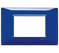 Vimar Plana placca 3 moduli colore zaffiro 14653.50