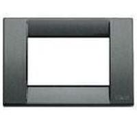 Vimar PLACCA 3 MODULI GRIGIO GRAFITE RONDO' IDEA