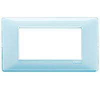 Vimar Placca Plana 4 moduli colore Reflex Acqua 14654.45