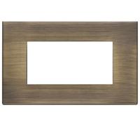 Vimar Placca 4M 4 Moduli Bronzo Antico Spazzolato - 22654.87