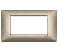 Placca 4M bronzo metallizzato Vimar Plana 14654.70