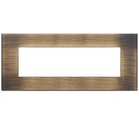 Vimar Placca 7M 7 Moduli Bronzo Antico Spazzolato - 22657.87