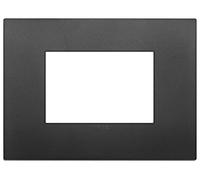 Placca Classic 3M nero Vimar Arkè 19653.71