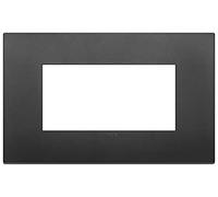 Placca Classic 4M nero Vimar Arkè 19654.71