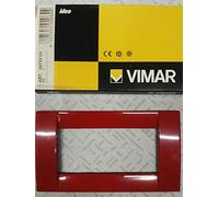 VIMAR PLACCA IDEA 4M ROSSO