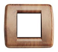 VIMAR PLACCA IDEA RONDO 1/2M MET. RAD. CIL.