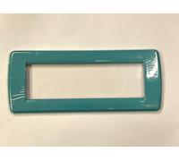 VIMAR - PLACCA IDEA RONDO' 6 MODULI COLORE TURCHESE