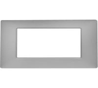 Vimar Placca Plana 4 moduli in tecnopolimero Champagne opaco 14654.22