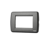 Vimar Placca Rond 3 m, Ardesia - NUOVO