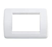 Vimar Idea placca Rondò 3 moduli bianco brillante 16763.01