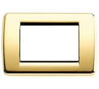 Placca Rondò 3M oro lucido Vimar Idea 16753.32