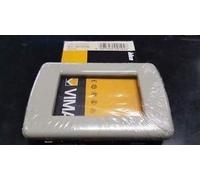 VIMAR - PLACCA RONDO' 3 MODULI IN METALLO SERIE IDEA COLORE SABBIA ART. 16753.09