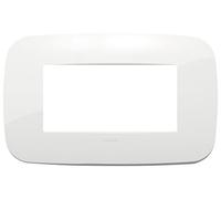 Vimar Placca Round 4 m, Bianco (Confezione da 6)