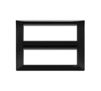 VIMAR PLACCA TECNOPOLIMERO 14 MODULI NERO 14690.05 SERIE PLANA