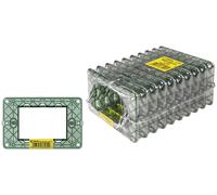 Vimar Plana 0T14613 Supporto 3 moduli con viti per scatole 3 moduli 10 pezzi