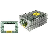 Vimar Plana 0T14613 Supporto 3 moduli, con viti, per scatole 3 moduli, 10 pezzi