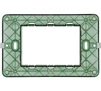 Vimar Plana 0T14613 Supporto 3 moduli, con viti, per scatole 3 moduli, 10 pezzi