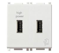 Caricatore Doppio USB Vimar Plana 5V 2-1A 14295