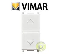 VIMAR PLANA COMMUTATORE 14060 2P 10AX A DUE TASTI BIANCHI