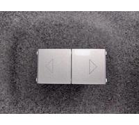 Commutatore 2P 10ax a due tasti Silver vimar plana 14060.SL