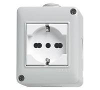 VIMAR Plana-Contenitore IP40 2M+Presa Univers 14802.U