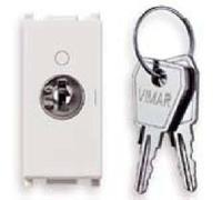 Vimar Interruttore Plana 14083.S 2 poli 16 A con chiave Off Bianco
