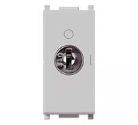 VIMAR PLANA 14083.SLINTERRUTTORE 2P 16AX +CHIAVE SILVER
