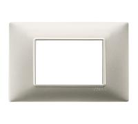 Vimar Plana placca 3 moduli colore nichel opaco 14653.21