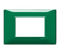 Vimar Plana placca 3 moduli colore smeraldo 14653.47