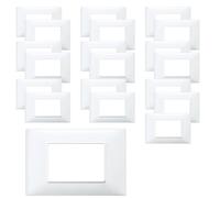 Vimar Plana Placca 3 Posti Pezzi 20 Tecnopolimero Bianco 14653.01