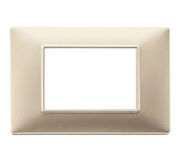 Vimar Plana placca 3M per pannelli colore champagne opaco Champagne opaco