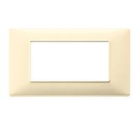 Vimar Plana placca 4 moduli colore crema 14654.04