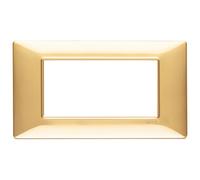 Placca 4M oro lucido Vimar Plana 14654.24