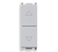 Vimar plana Series - 10 AX 2 chiavi 2 poli Interruttore argento