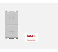 VIMAR PLANA SILVER 14062.SL DOPPIO PULSANTE INTERBLOCCATO