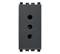 Presa 2P+T 10A P11 grigio Vimar Eikon 20201