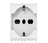 Vimar Presa 2Pcon T 16A Universale, Bianco