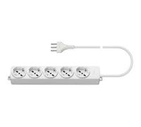 Vimar Presa multipla 5 universale+cavo bianco - 01294.CC.B