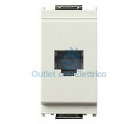 VIMAR PRESA TELEFONICA ISDN PLUG 6/4 BIANCO 16335.B SERIE IDEA