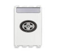 Vimar Presa coassiale TV-RD-SAT Arke 19300.01.B diretta 5-2400 MHz bianco