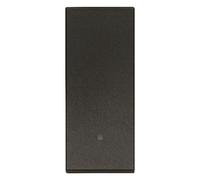 Pulsante illuminato nero serie Linea vimar 30008.G