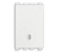 Vimar Arke pulsante illuminabile 1P 10A bianco 19008.B