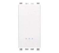Pulsante 1P NO 10A Vimar Eikon bianco 20008.B