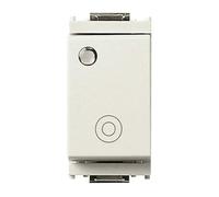 Vimar Pulsante 1Pno 10A Generico Lum.So, Bianco