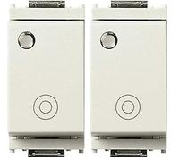 Vimar Pulsante 1Pno 10A Generico Lum.So, Bianco (Confezione da 2)