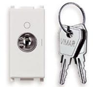 VIMAR Pulsante 2P NO 16A e chiave unif bianco